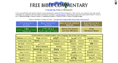 Desktop Screenshot of freebiblecommentary.org